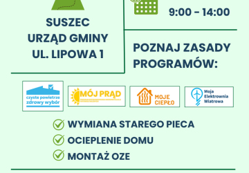 Wrześniowe spotkania z ekodoradcą w Urzędzie Gminy Suszec