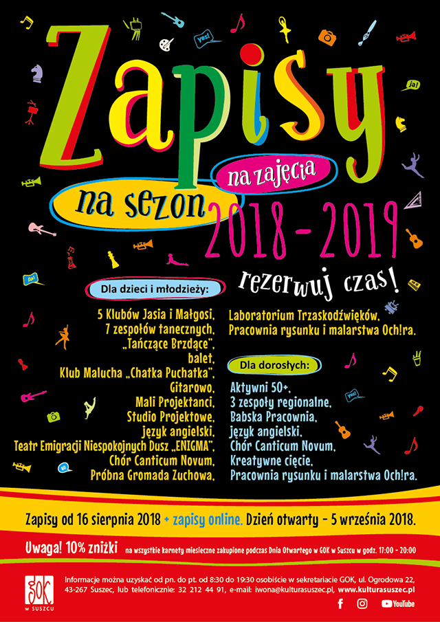 Ruszyly Zapisy Na Zajecia W Suszeckim Domu Kultury Mozliwosc