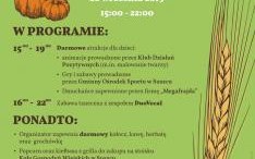 Zaproszenie na festyn dożynkowy w Suszcu
