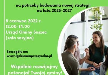 Zaproszenie na spotkanie - warsztaty strategiczne w ramach budowy wielofunduszowej strategii Lokalnej Grupy Działania